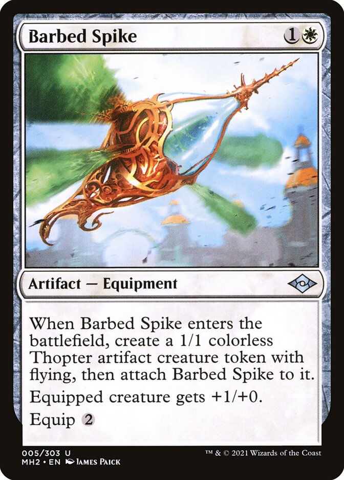 Barbed Spike, Modern horizons 2 Card Art