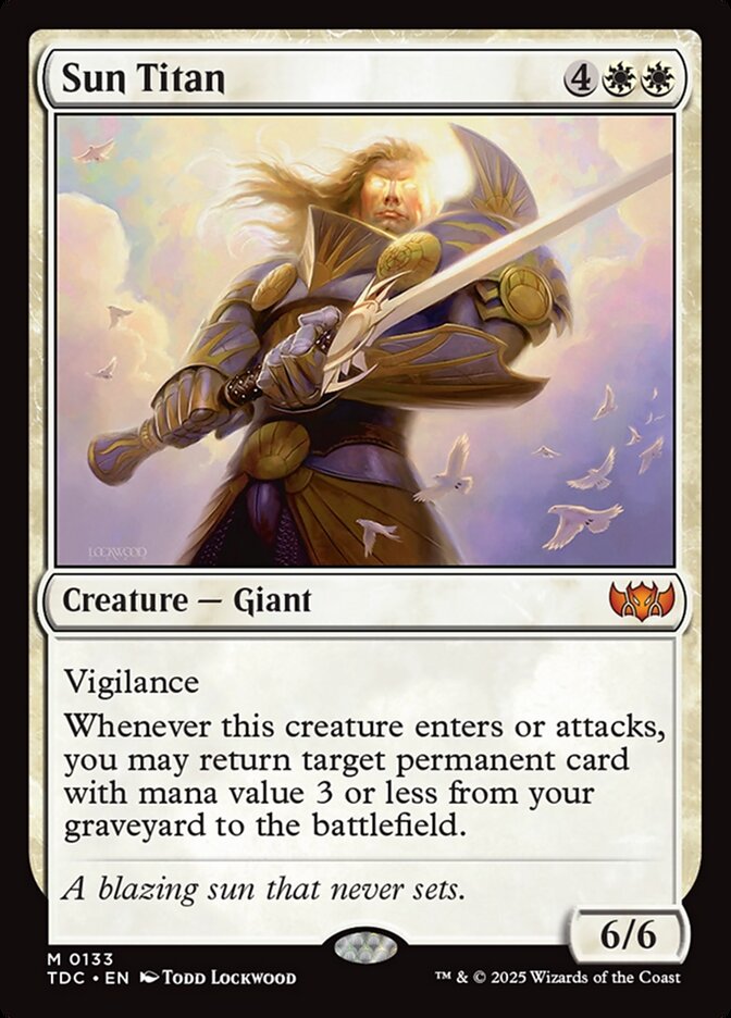 Sun Titan, Tarkir: Dragonstorm Commander Card Art