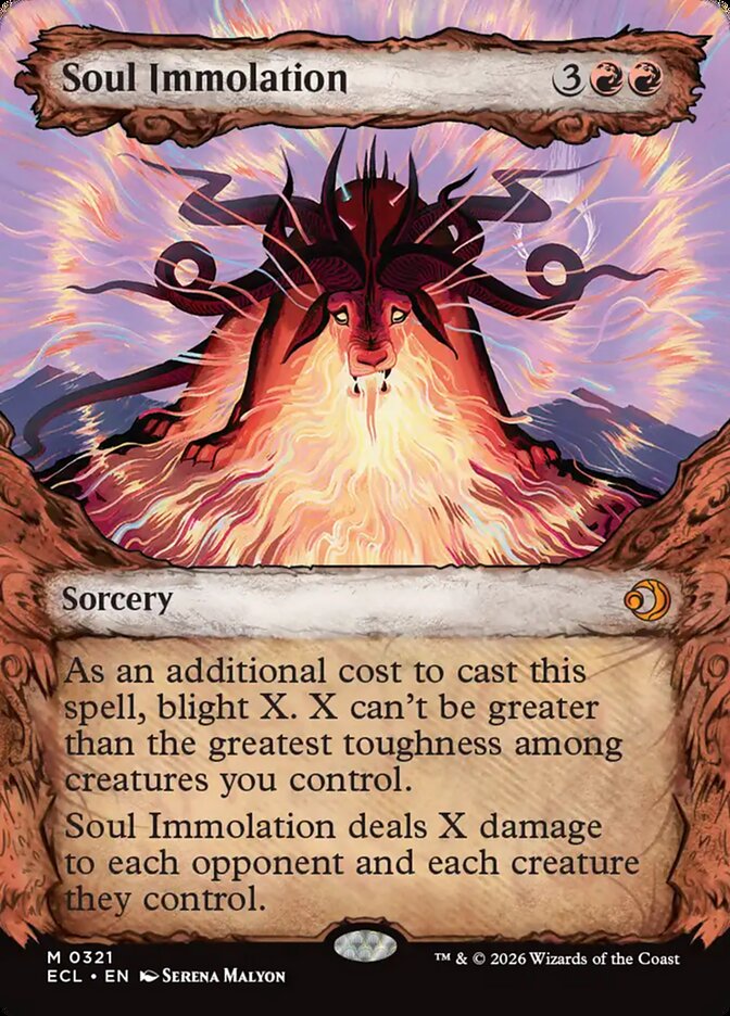 Soul Immolation, Lorwyn Eclipsed Card Art