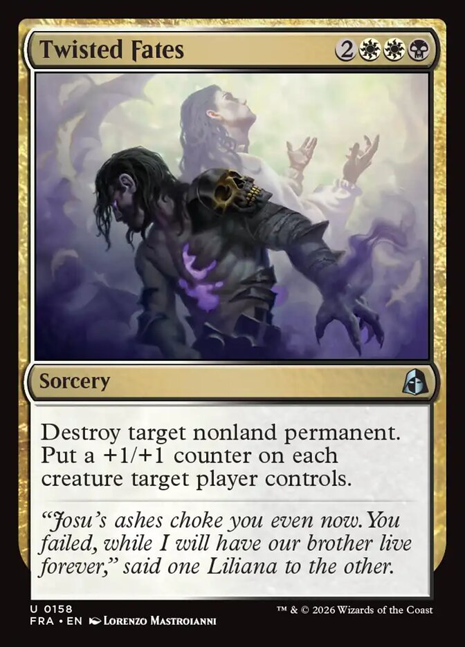 Twisted Fates, Reality Fracture Card Art