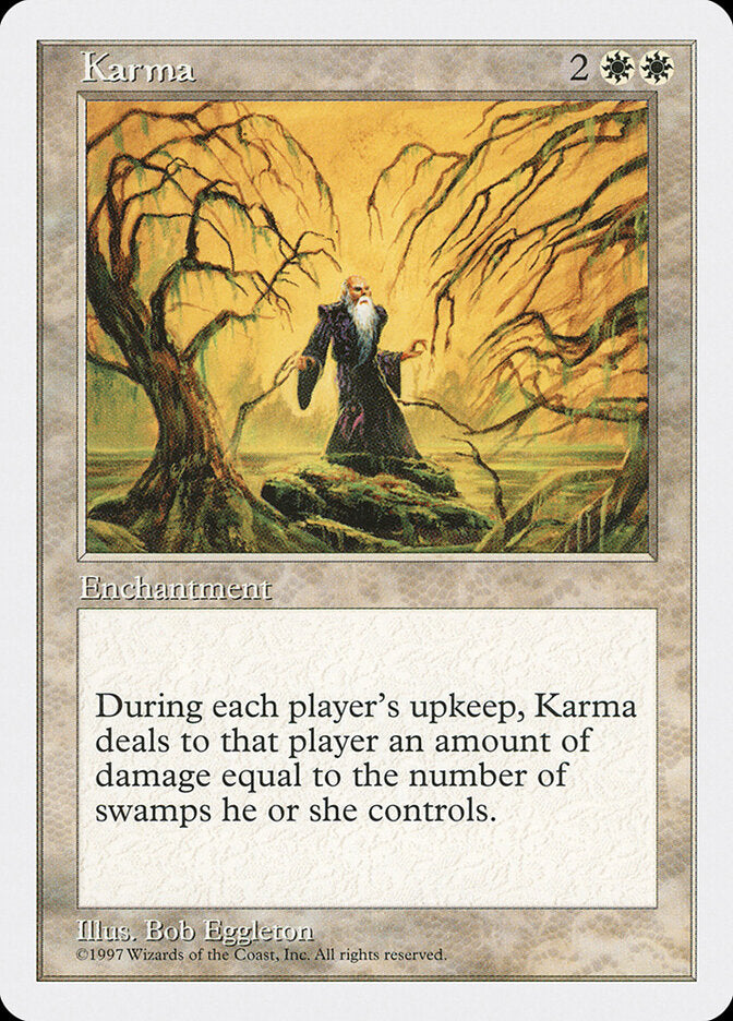 Karma, Fifth Edition Card Art