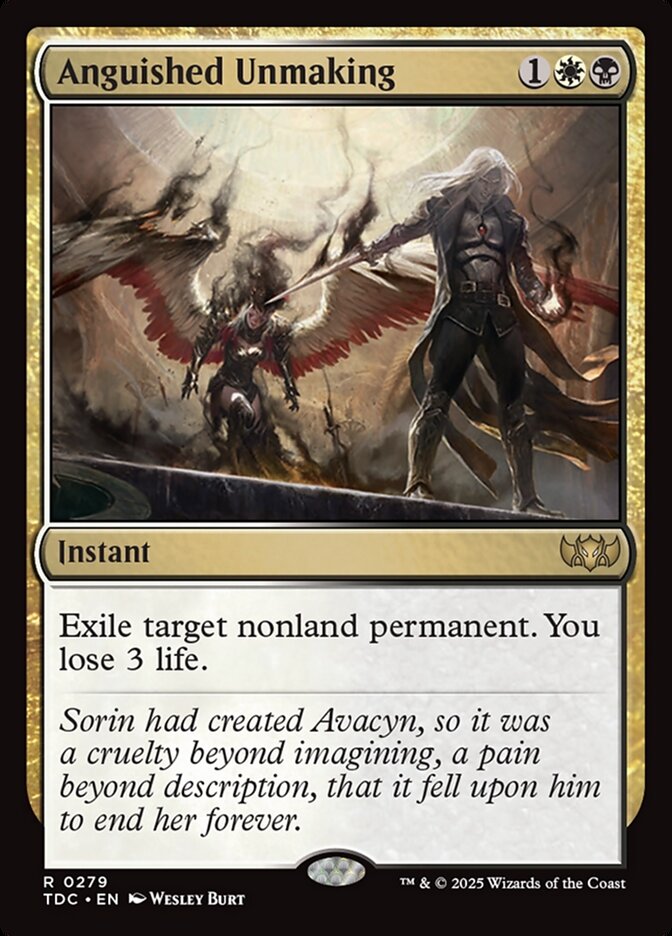 Anguished Unmaking, Tarkir: Dragonstorm Commander Card Art