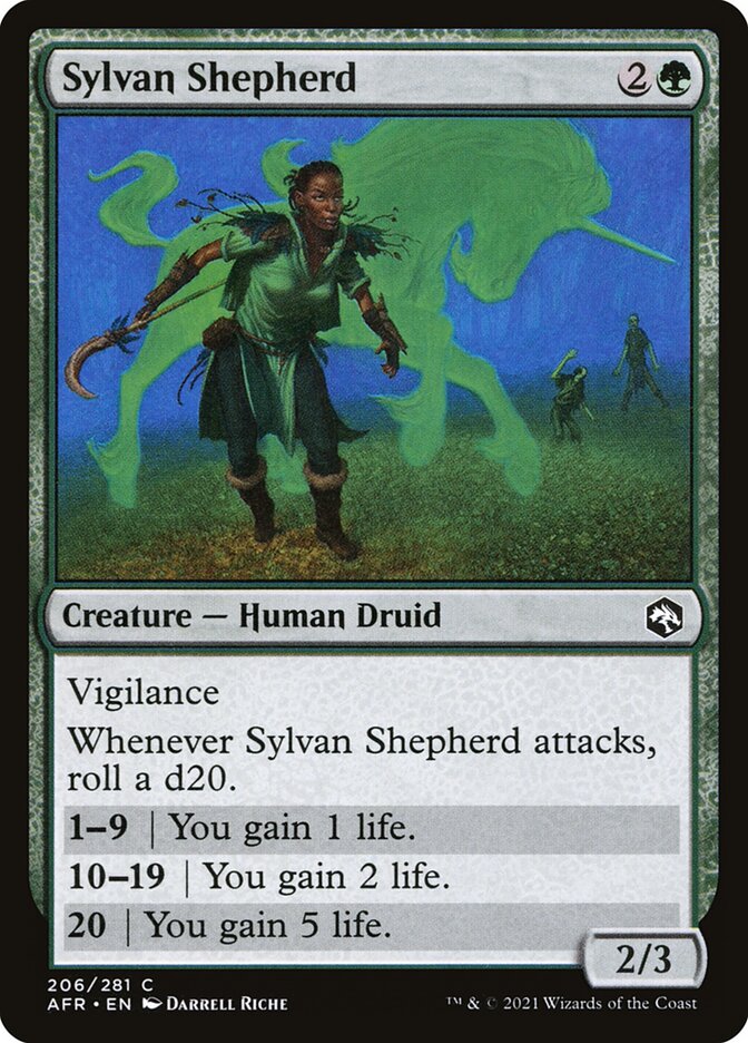 Sylvan Shepherd, Adventures in the forgotten realms Card Art