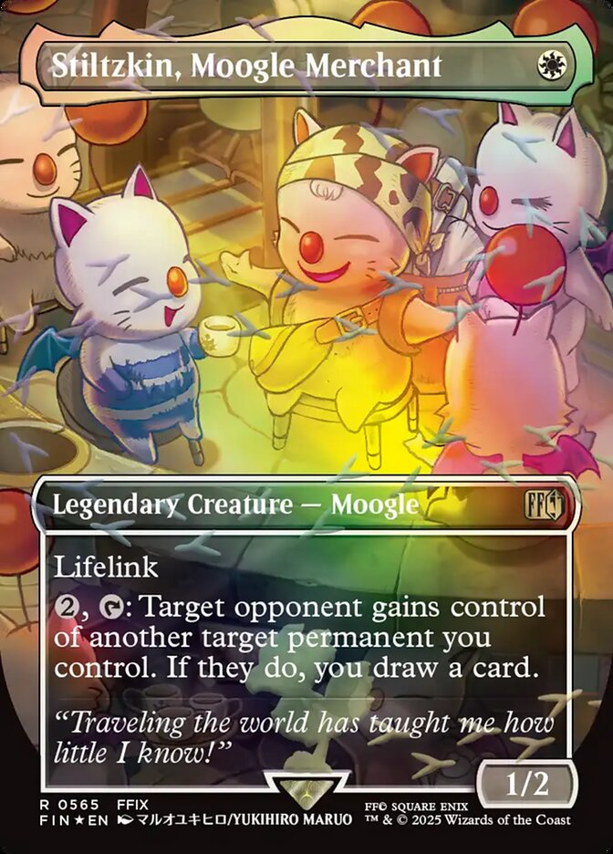 Stiltzkin, Moogle Merchant, Final Fantasy Card Art