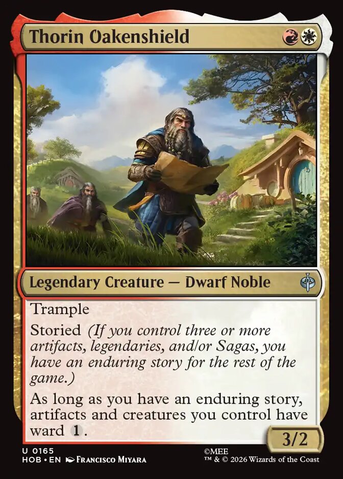 Thorin Oakenshield, The Hobbit Card Art