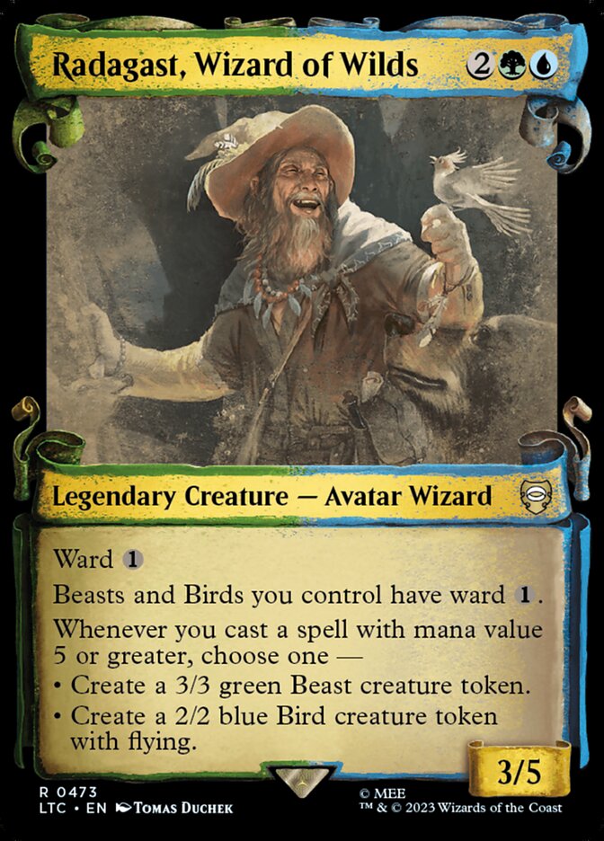Radagast, Wizard of Wilds, Tales Of Middle-Earth Commander Card Art