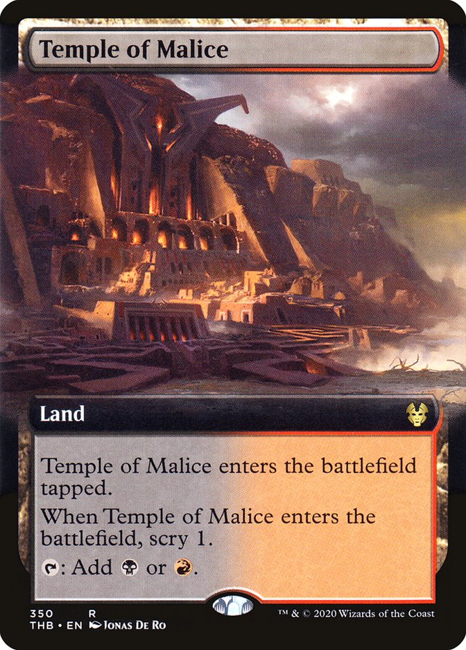 Temple of Malice, Theros beyond death Card Art