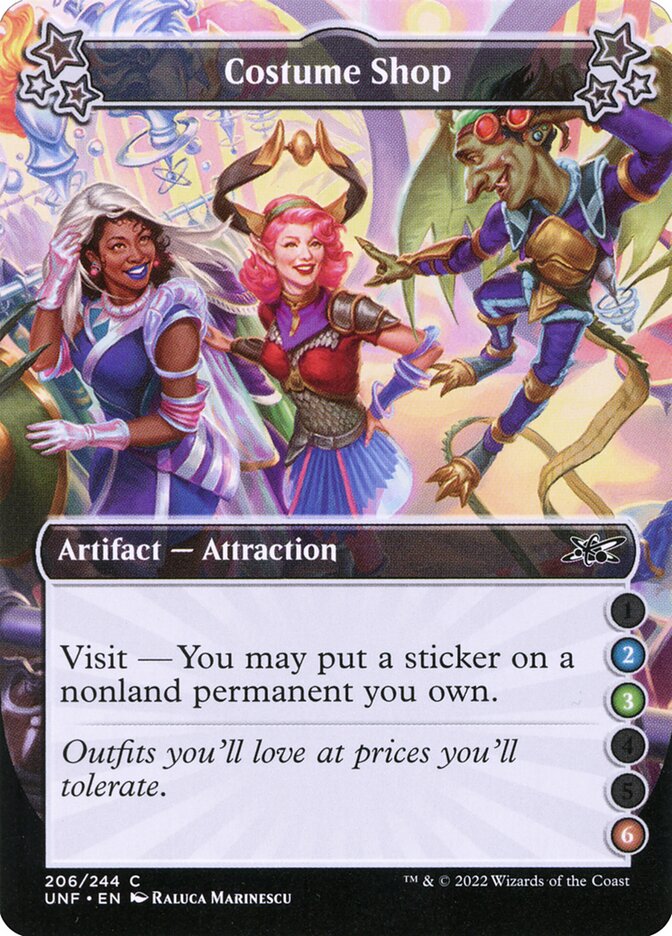 Costume Shop, Unfinity Card Art