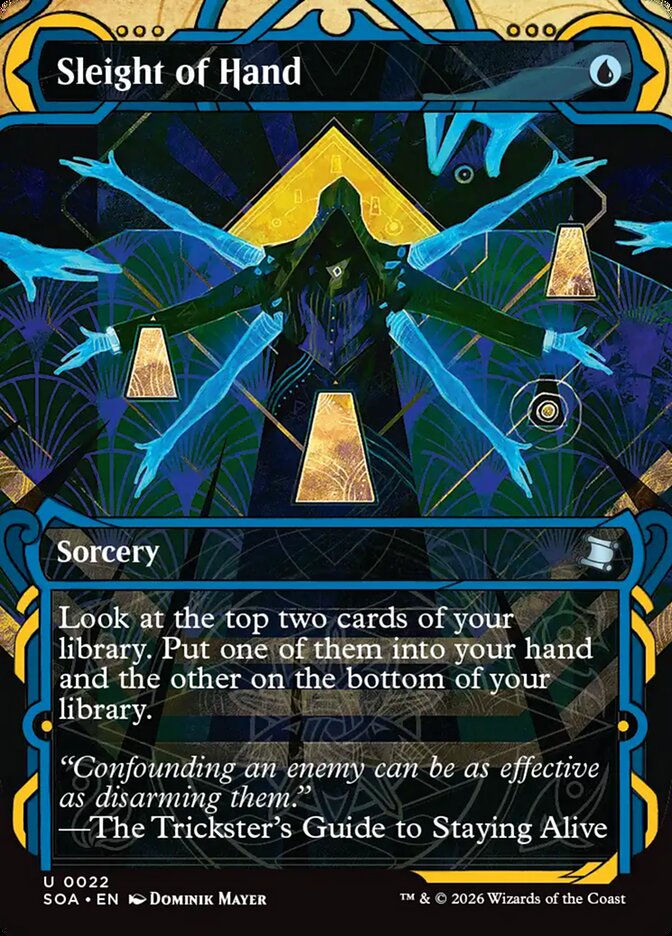 Sleight of Hand, Secrets Of Strixhaven Mystical Archive Card Art