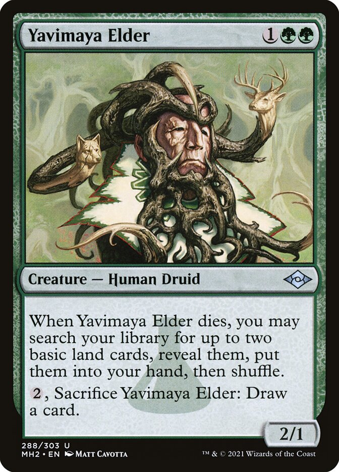 Yavimaya Elder, Modern horizons 2 Card Art