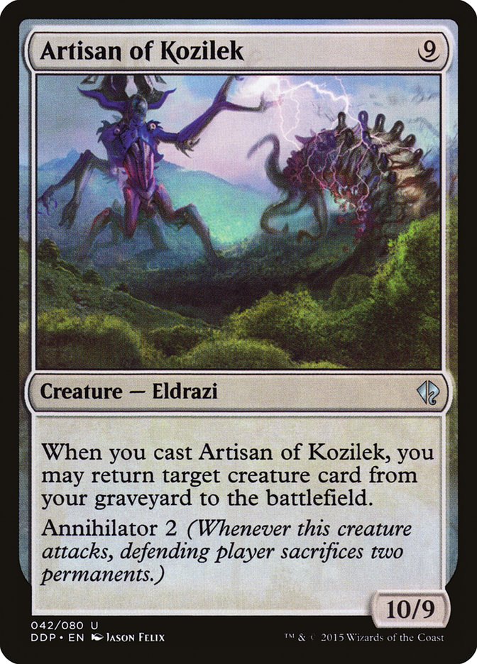 Artisan of Kozilek, Duel decks: zendikar vs. eldrazi Card Art