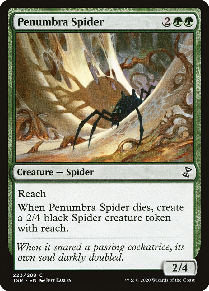Penumbra Spider, Time spiral remastered Card Art