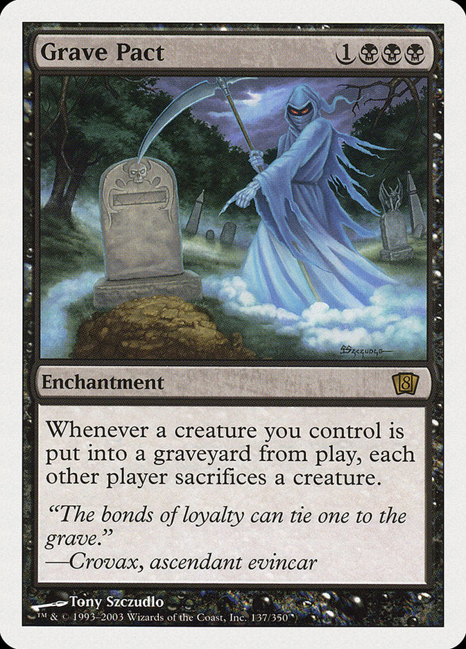Grave Pact, Eighth edition Card Art