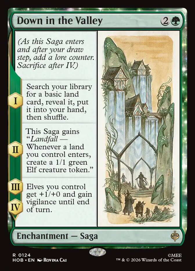 Down in the Valley, The Hobbit Card Art