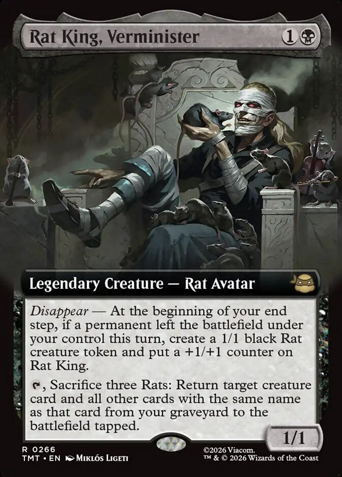 Rat King, Verminister, Teenage Mutant Ninja Turtles Card Art