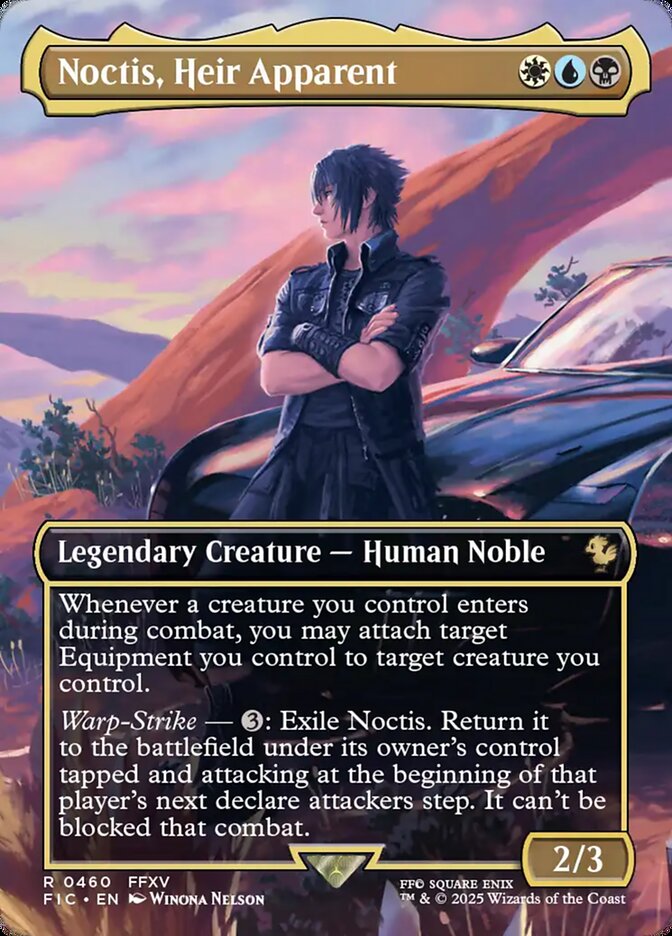 Noctis, Heir Apparent, Final Fantasy Commander Card Art