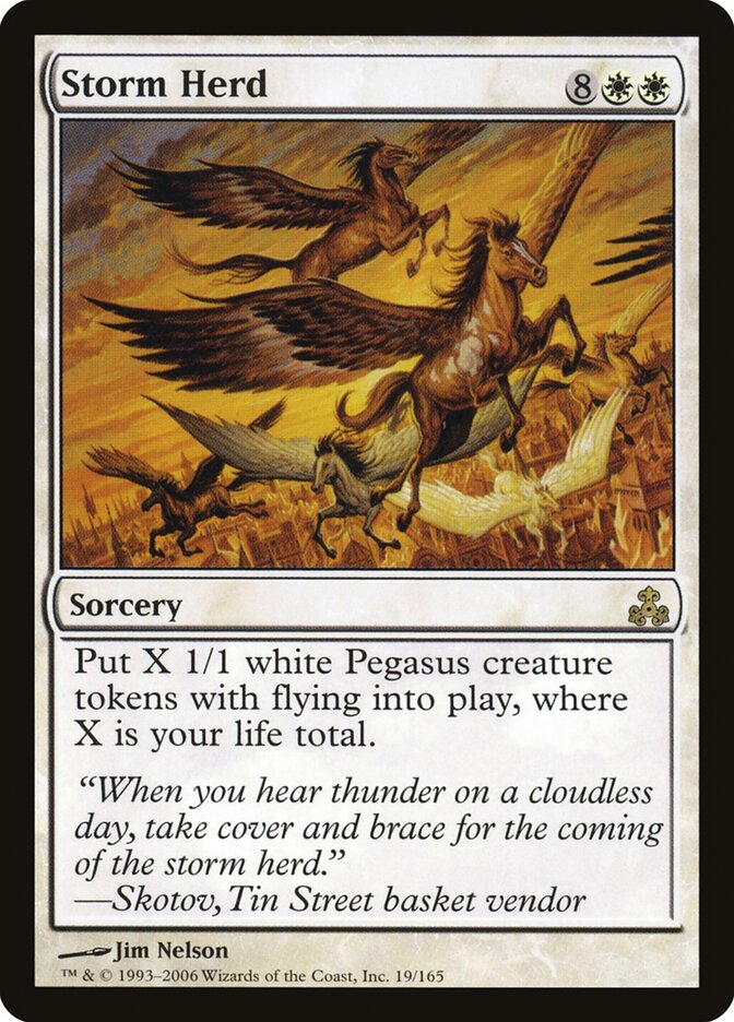Storm Herd, Guildpact Card Art