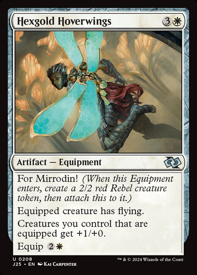 Hexgold Hoverwings, Foundations Jumpstart Card Art