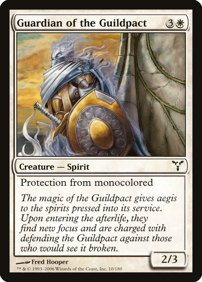 Guardian of the Guildpact, Dissension Card Art