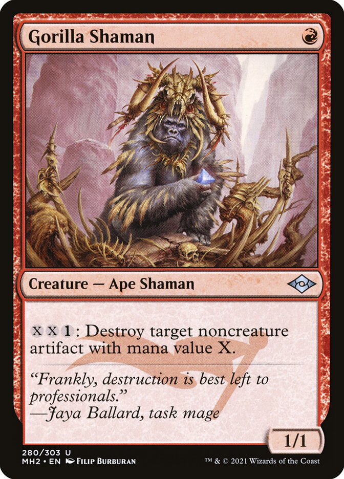 Gorilla Shaman, Modern horizons 2 Card Art
