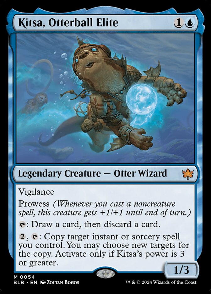 Kitsa, Otterball Elite, Bloomburrow Card Art