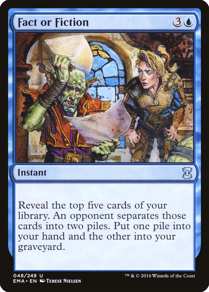 Fact or Fiction, Eternal Masters Card Art