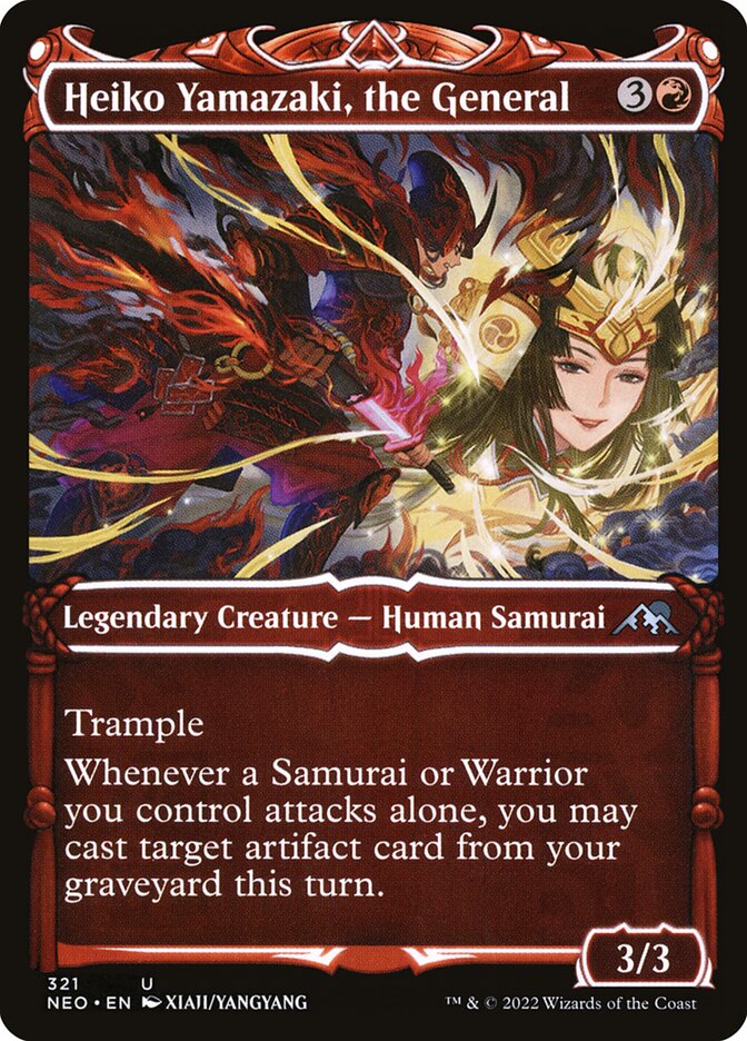 Heiko Yamazaki, the General, Kamigawa: neon dynasty Card Art