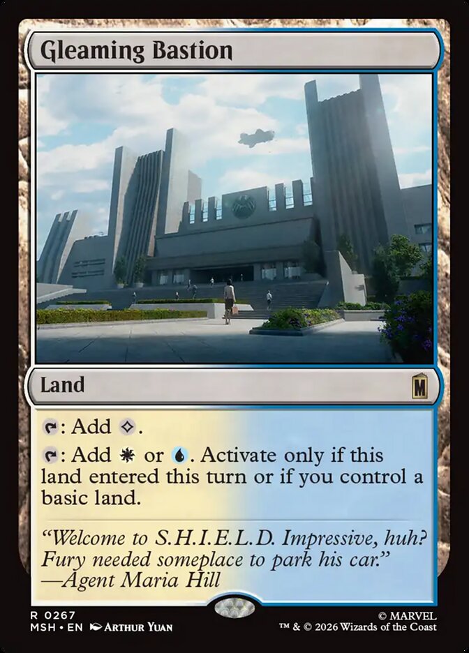 Gleaming Bastion, Marvel Super Heroes Card Art