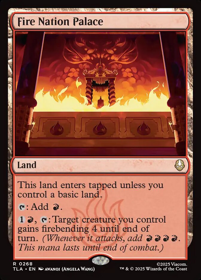 Fire Nation Palace, Avatar: The Last Airbender Card Art