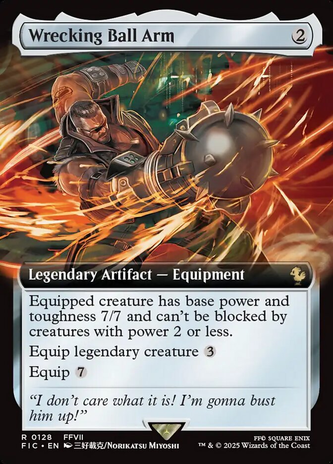 Wrecking Ball Arm, Final Fantasy Commander Card Art