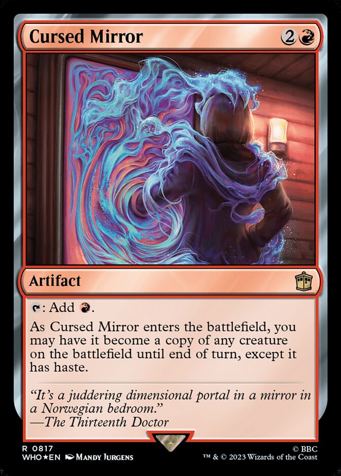 Cursed Mirror, Doctor Who Card Art