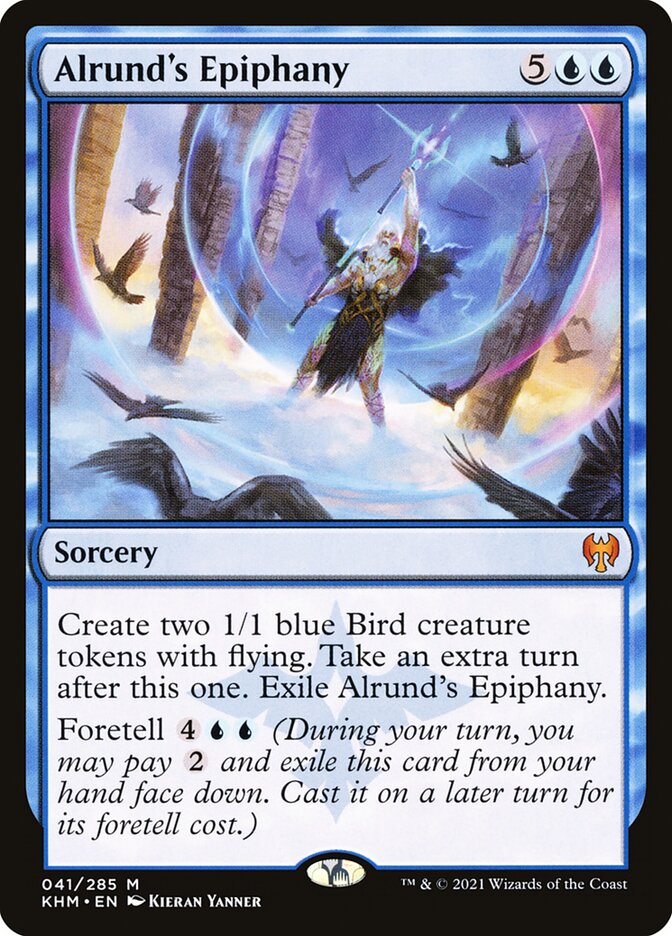 Alrund's Epiphany, Kaldheim Card Art