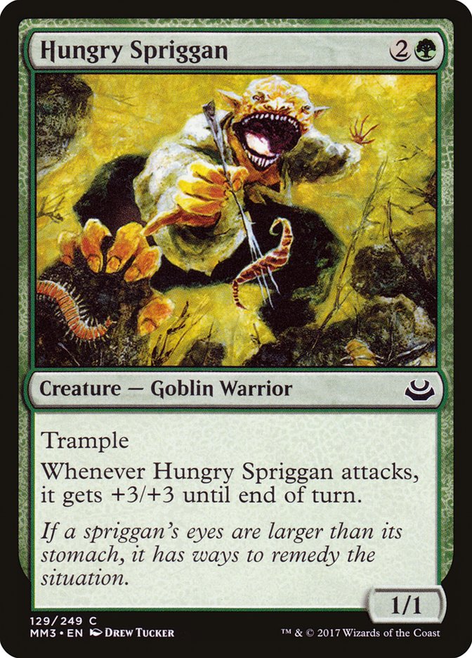 Hungry Spriggan, Modern masters 2017 Card Art