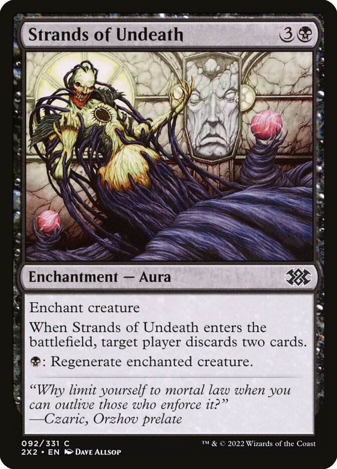 Strands of Undeath, Double masters 2022 Card Art