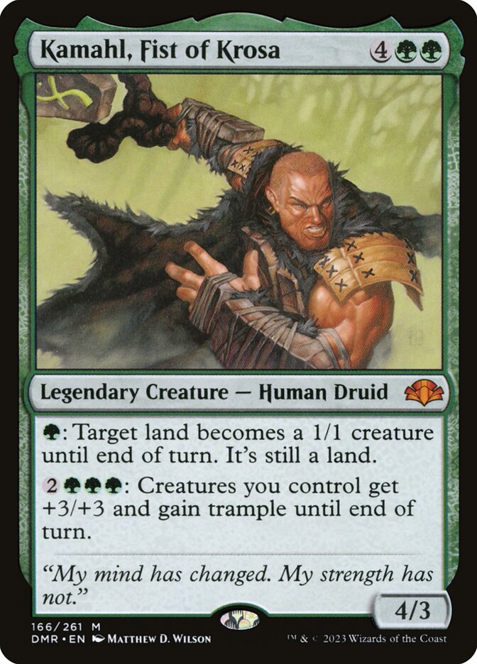 Kamahl, Fist of Krosa, Dominaria Remastered Card Art