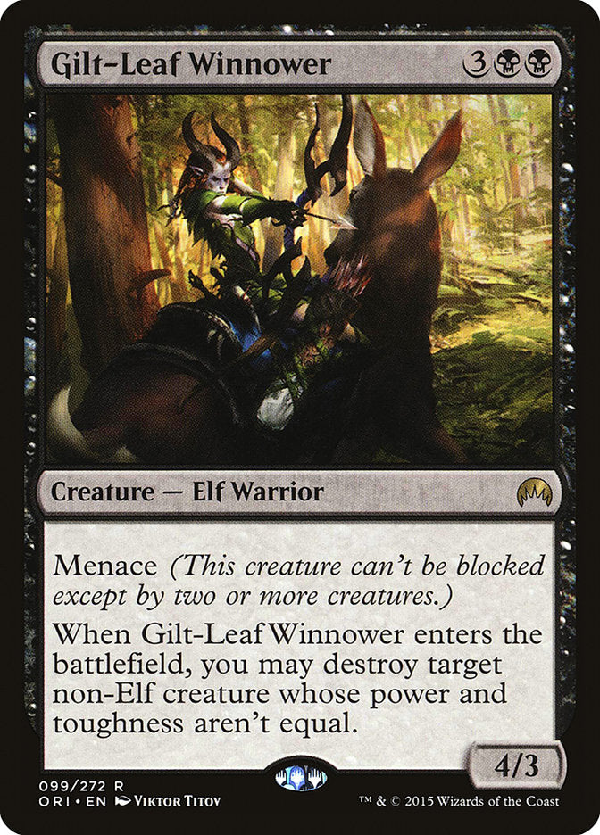 Gilt-Leaf Winnower, Magic origins Card Art