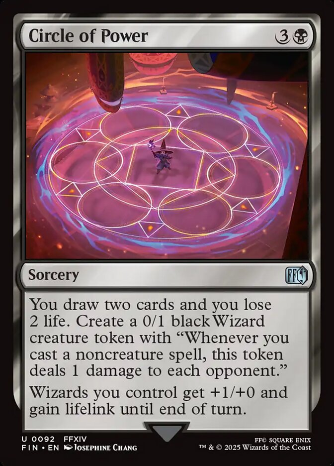 Circle of Power, Final fantasy Card Art