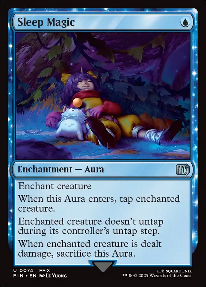 Sleep Magic, Final fantasy Card Art