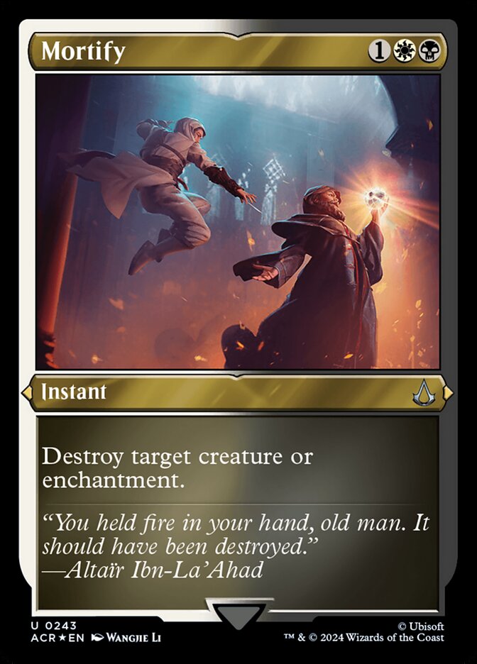 Mortify, Assassin's creed Card Art