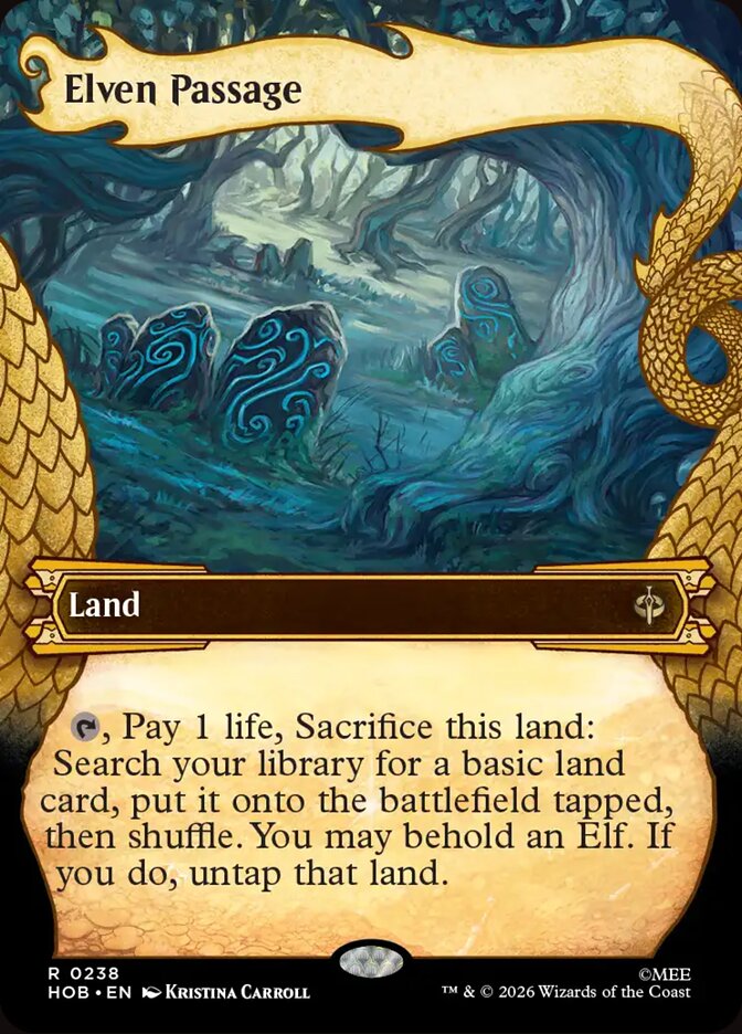 Elven Passage, The Hobbit Card Art