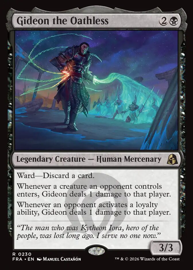 Gideon the Oathless, Reality Fracture Card Art