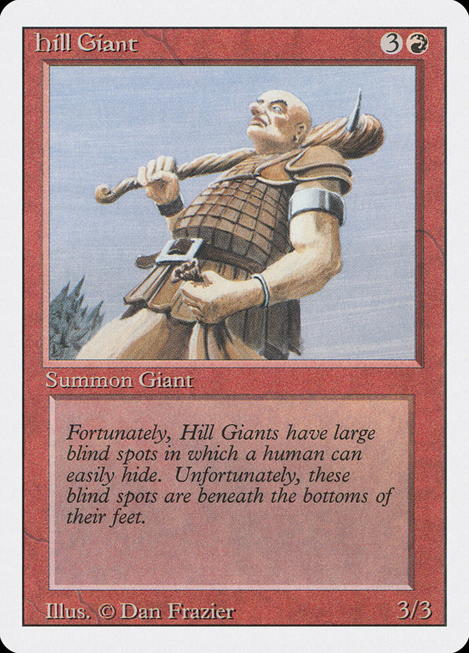 Hill Giant, Revised edition Card Art