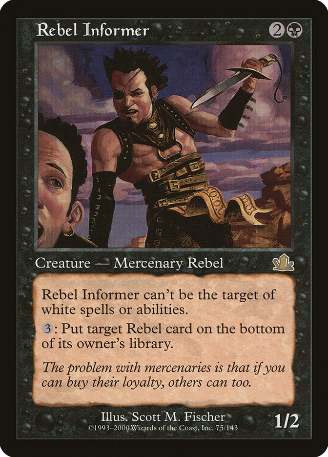 Rebel Informer, Prophecy Card Art