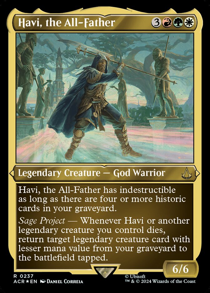Havi, the All-Father, Assassin's creed Card Art