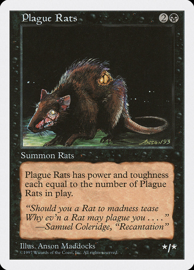 Plague Rats, Fifth edition Card Art