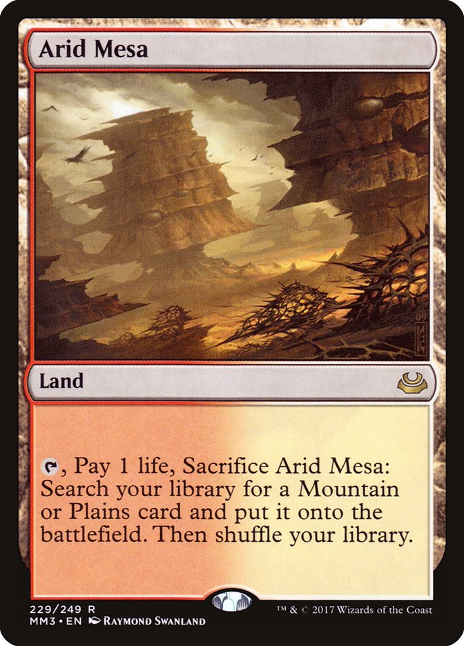 Arid Mesa, Modern masters 2017 Card Art