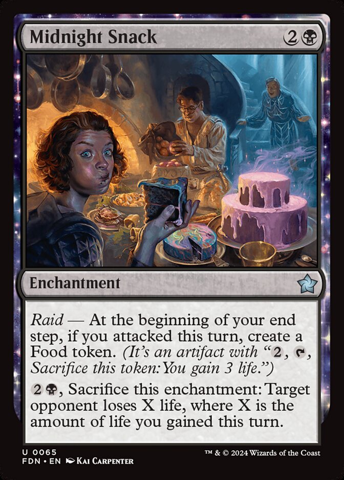 Midnight Snack, Foundations Card Art