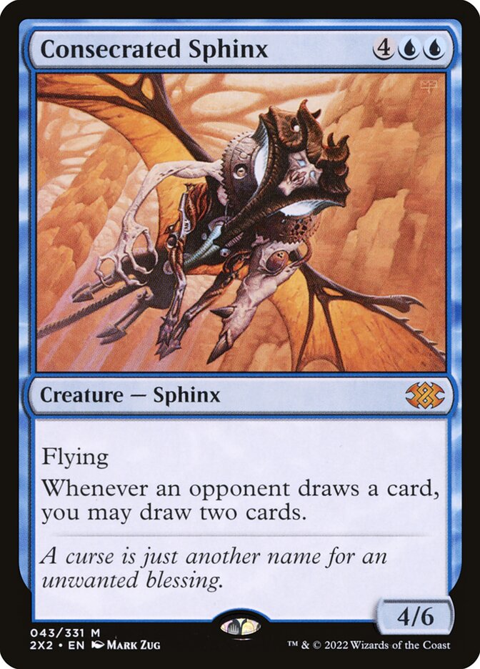 Consecrated Sphinx, Double masters 2022 Card Art