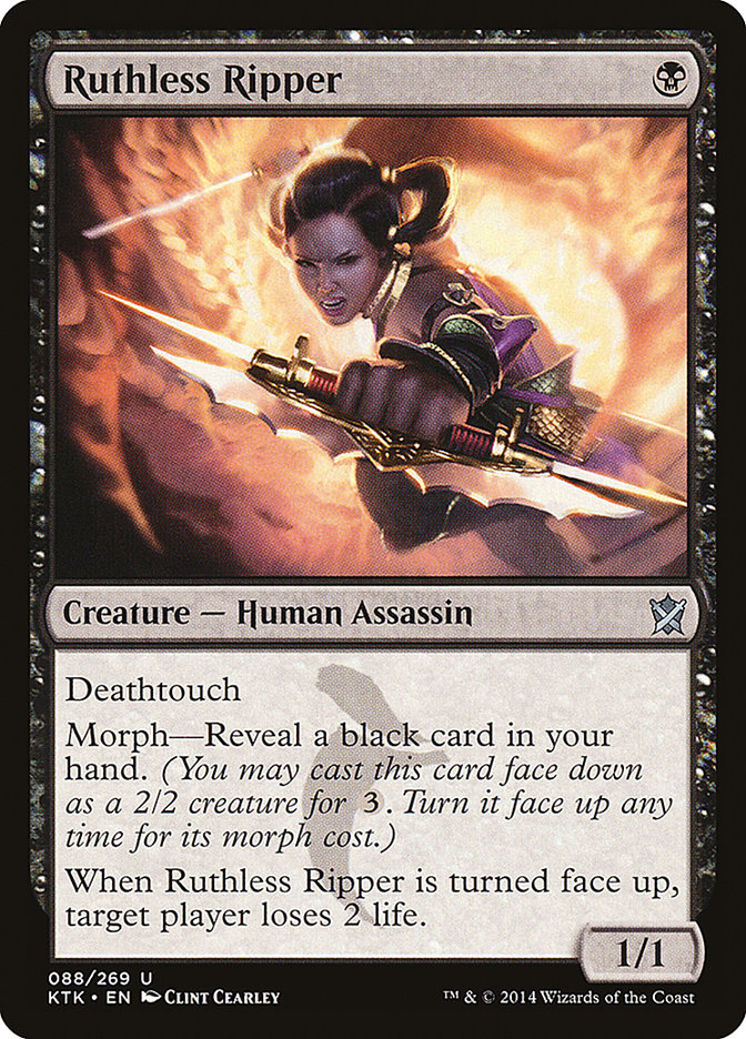 Ruthless Ripper, Khans Of Tarkir Card Art