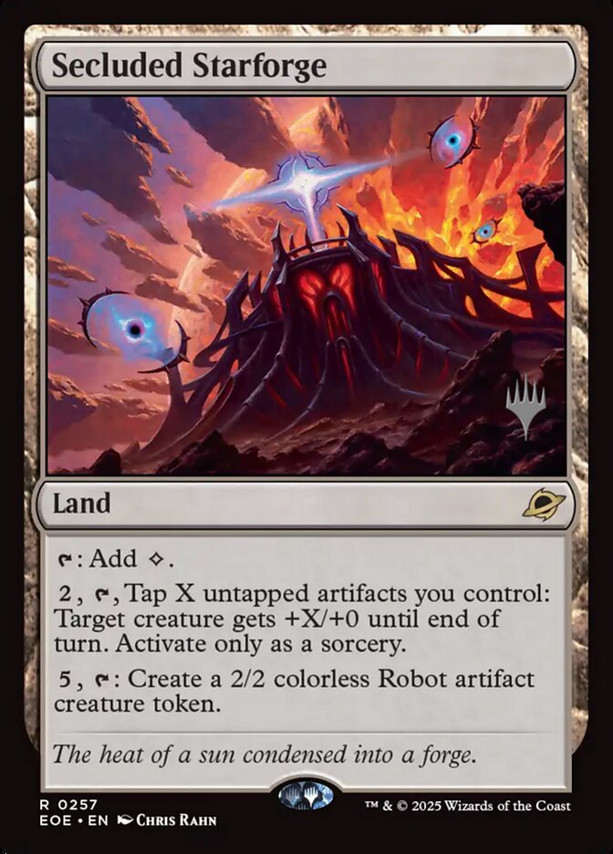 Secluded Starforge, Edge of eternities promos Card Art